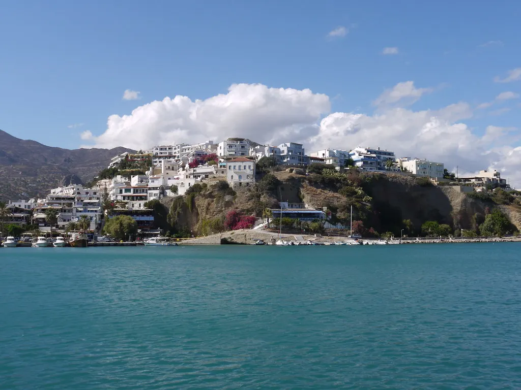 Agia galini harbor