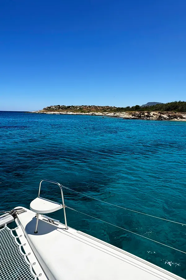 Marathi beach island view from catamaran