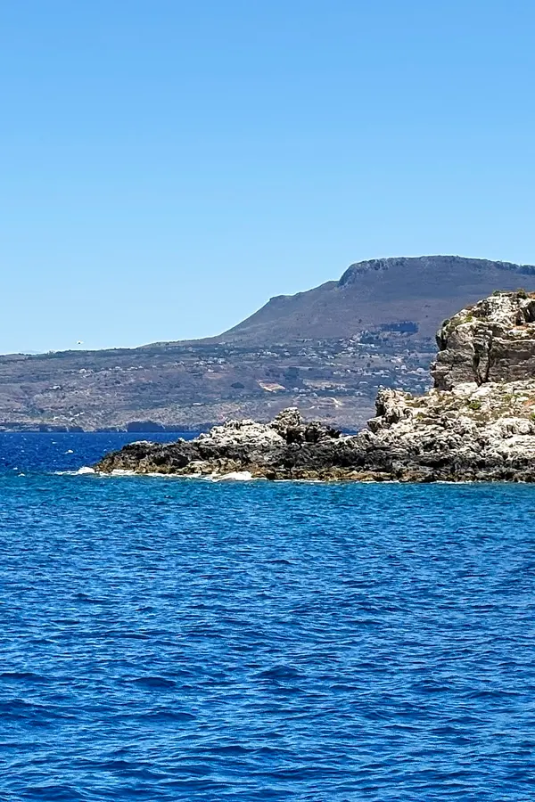 Marathi beach island rocky east side view